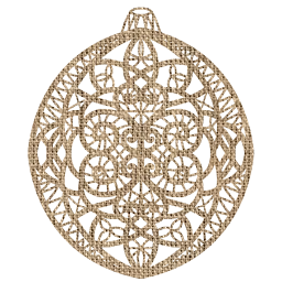 tree lace cream merry openwork pendant asterisk doily beige happy holidays ornament decoration baubles bauble christmas 