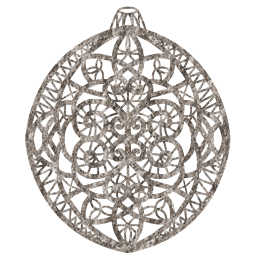 tree lace cream merry openwork pendant asterisk doily beige happy holidays ornament decoration baubles bauble christmas 