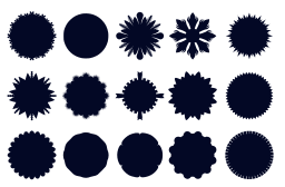 shape decorative circular circle sphere pattern abstract design 