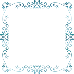 flourish ornamental vintage style decorative floral border geometric flower abstract frame design art 