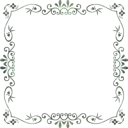 flourish ornamental vintage style decorative floral border geometric flower abstract frame design art 
