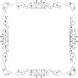 flourish ornamental vintage style decorative floral border geometric flower abstract frame design art 