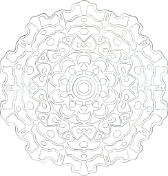 graphics background style asian ornament round forms tribal figure decorative drawn east circle religion art motive meditation up stand-alone indian hand ethnic element relaxation retro frame creativity mystical freehand grown abstract original mandala design 