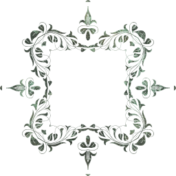 plants flowers flourish ornamental decorative floral vines leaves border geometric abstract frame art 