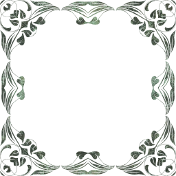 plants flowers flourish ornamental decorative floral vines leaves border geometric abstract frame art 