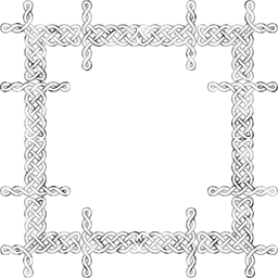 frame ornamental decorative border geometric celtic abstract knot art 
