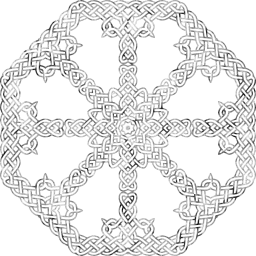ornamental decorative geometric celtic abstract knot art 