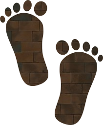 print footprints feet cute baby toes 