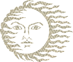 face anthropomorphic star hot sun solar light 