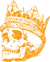 crown monsters dead skeleton king skull bone heroes 