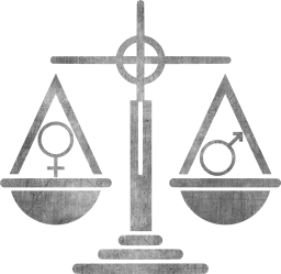 law lawyer masculine scales symbol gender woman measure female feminine balance court weight man justice equality male 