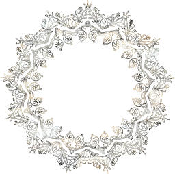flourish ornamental vintage decorative floral vines leaves leaf geometric flower border abstract frame art 