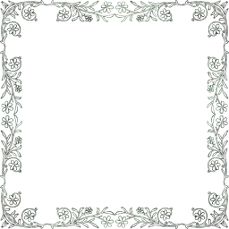 flourish ornamental vintage decorative floral vines leaves leaf geometric flower border abstract frame art 