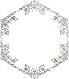 flourish ornamental vintage decorative floral vines leaves leaf geometric flower border abstract frame art 