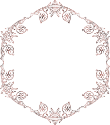 flourish ornamental vintage decorative floral vines leaves leaf geometric flower border abstract frame art 
