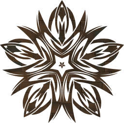 ornamental star decorative line geometric celtic abstract knot design art