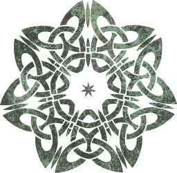 ornamental star decorative line geometric celtic abstract knot design art 