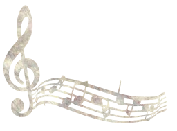 note melody colored music treble clip clef art 