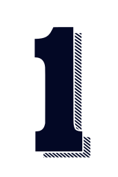 typographic numbers shadow drop one 1 education type typography 