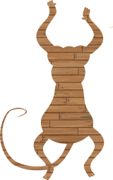 animal swinging tail hanging ape zoo funny monkey 