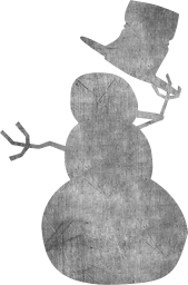 snow friendly winter hat greeting waving snowman 