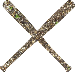 crossed wood bats baseball play 