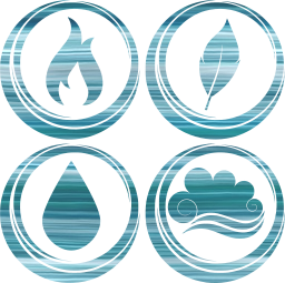 symbol air earth water basic fire elements 