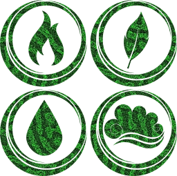 symbol air earth water basic fire elements 
