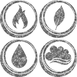 symbol air earth water basic fire elements 