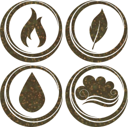 symbol air earth water basic fire elements 