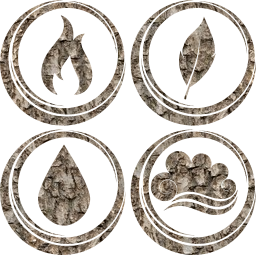 symbol air earth water basic fire elements 