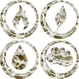 symbol air earth water basic fire elements 