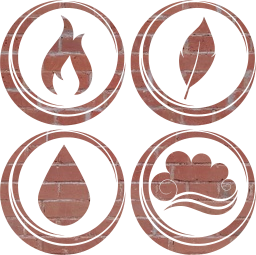 symbol air earth water basic fire elements 