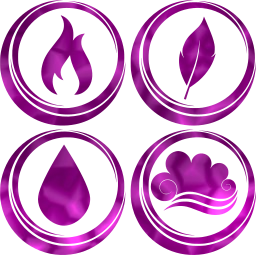 symbol air earth water basic fire elements 