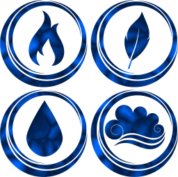 symbol air earth water basic fire elements 