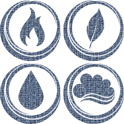 symbol air earth water basic fire elements 