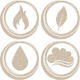 symbol air earth water basic fire elements 