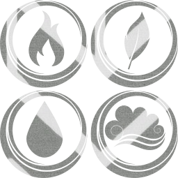 symbol air earth water basic fire elements 
