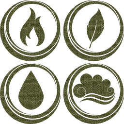 symbol air earth water basic fire elements 