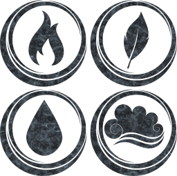 symbol air earth water basic fire elements 