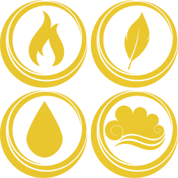 symbol air earth water basic fire elements 