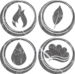 symbol air earth water basic fire elements 