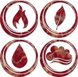 symbol air earth water basic fire elements 