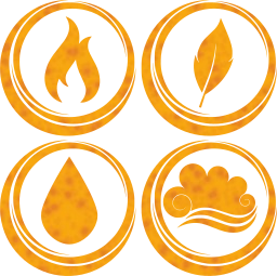 symbol air earth water basic fire elements 