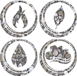 symbol air earth water basic fire elements 