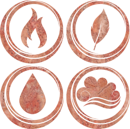 symbol air earth water basic fire elements 