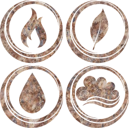 symbol air earth water basic fire elements 