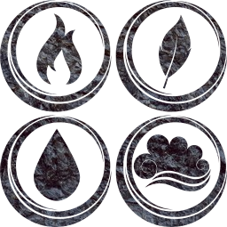 symbol air earth water basic fire elements 