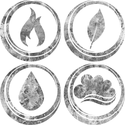 symbol air earth water basic fire elements 