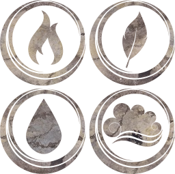 symbol air earth water basic fire elements 